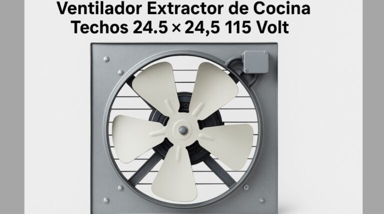 Ventilador Extractor de Cocina Techos 24.5 24.5 115 Volt