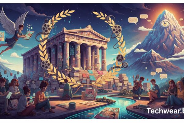 Olympus Scanlation creative branding with modern style.