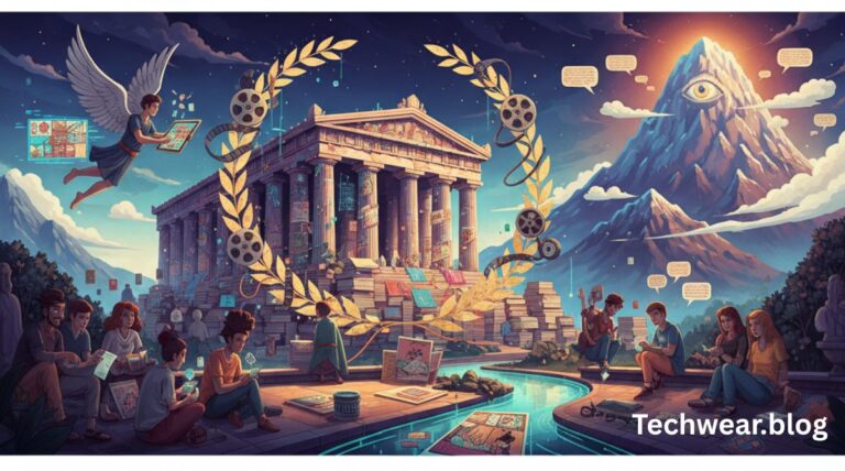 Olympus Scanlation creative branding with modern style.