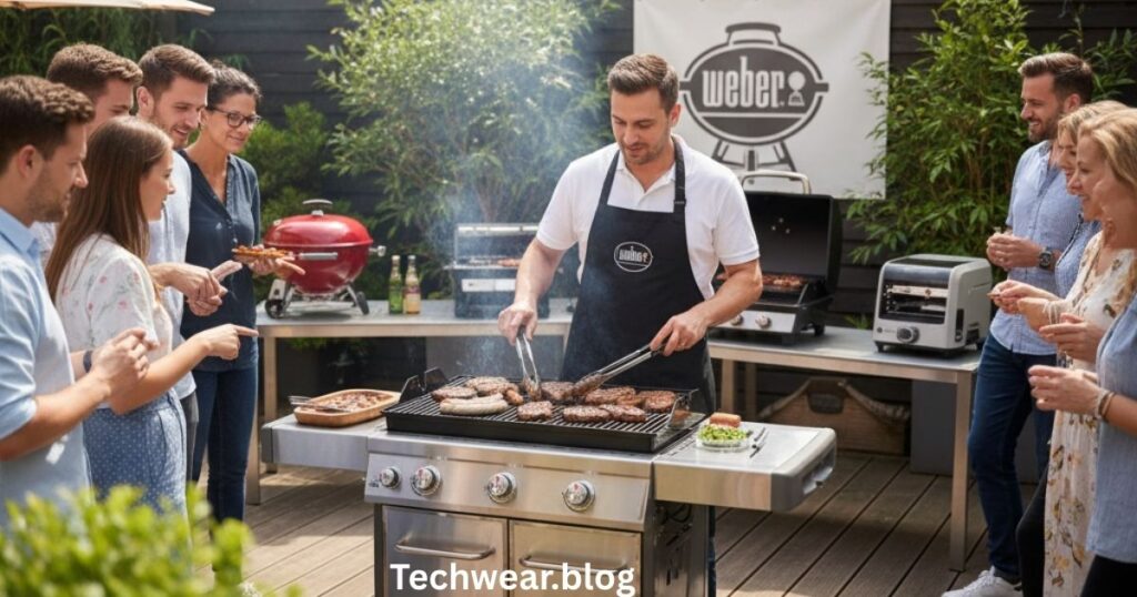 Typical format of a Weber Grillvorführung